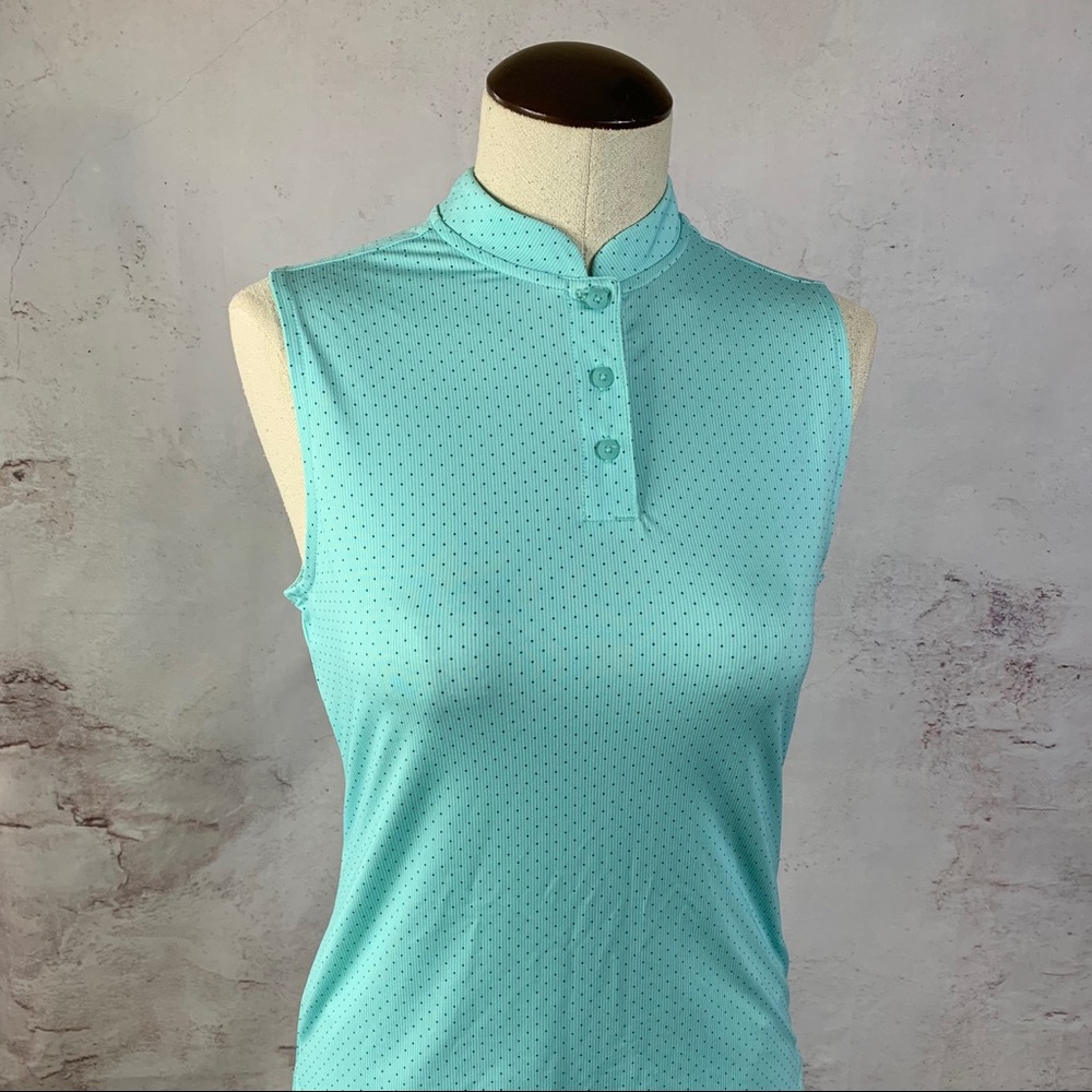 NWT Girls UA Heat Gear Sleeveless Golf Top YLG